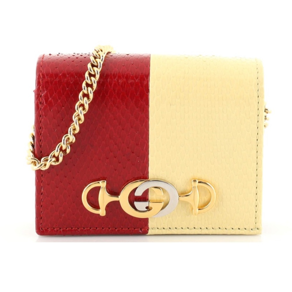 Gucci Zumi Python Wallet on Chain - Picture 2 of 7